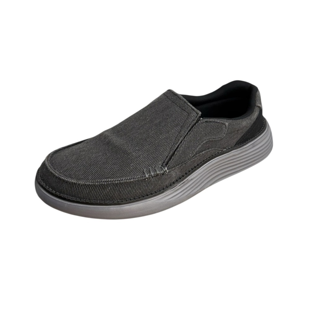 Nautica Pearson M Men Size 9 Denim Slip-On Moc Toe Boat Loafer Shoe CM0394 NIB